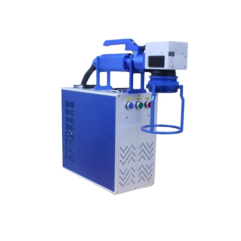 handhold fiber laser marking machine small size 20w 30w 50w laser marker for metal/aluminum/ring price