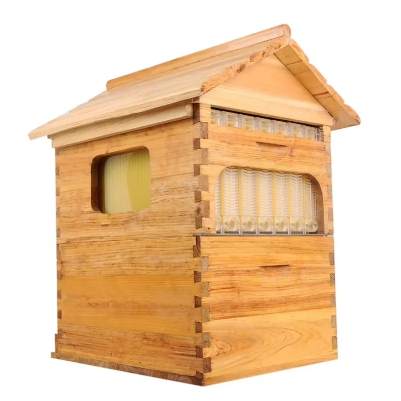 Automatic Beehive 7 Pieces Frames Plastic Honey Outflow Beehive Beekeeping Equipment