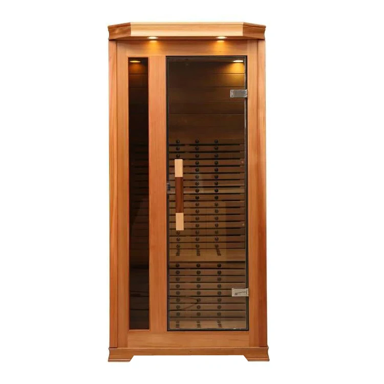 HealthyStar Manufacturer Of Best Price Red Cedar Wood Far Infrared Indoor Steam Sauna Room