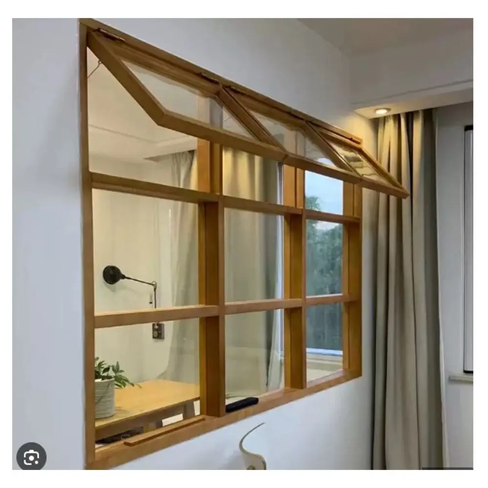 Prima Best Modern Wooden Windows For Modern Homes Top Quality Thermal Break Glazed Galss Wooden Windows