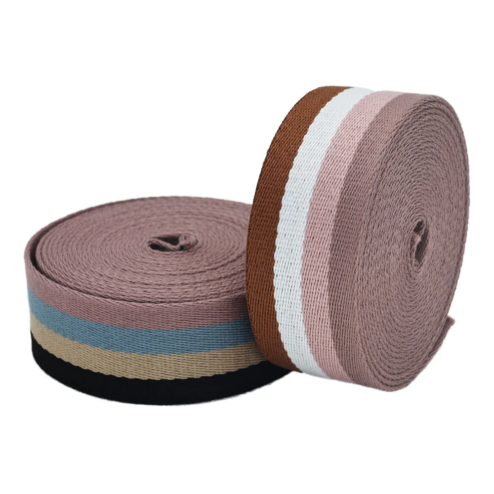 38mm High Tenacity Heavy Duty Polyester Strip Webbing with High Density Core for Belt Bag Strap for Shoes and Home Textiles
