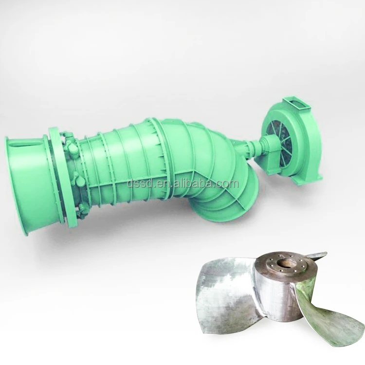 Mini Electric Water Turbine Generator High Quality Pipe Type Hydro Turbine Micro Tube Tubular Turbine