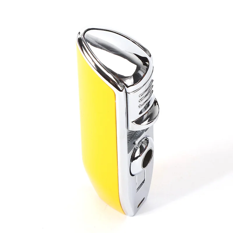New Flame Lighter Fire Cigar High Quality Safe Wholesale Strong Cigarette Lighter Customizable logo
