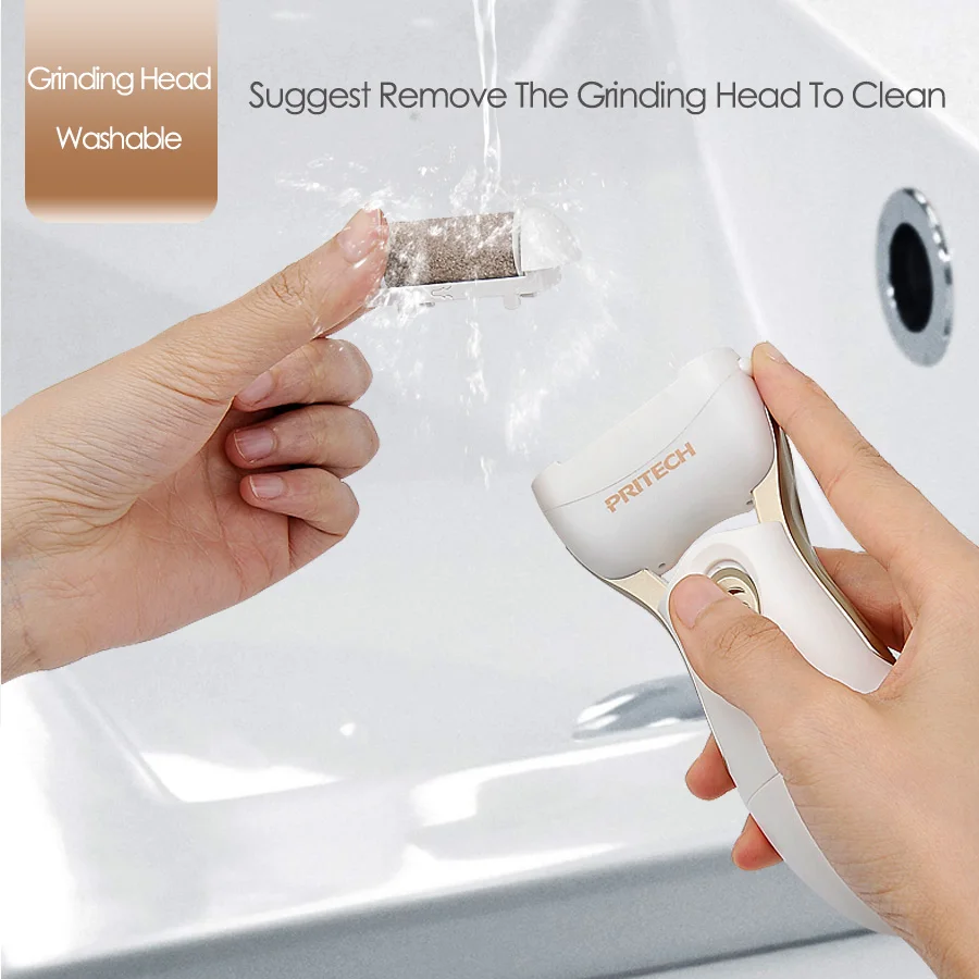 PRITECH Wholesale Fashion Personal Skin Care Rechargeable Electric Foot Callus Remover