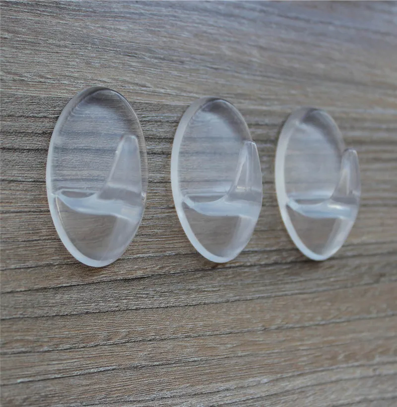 small sizes self adhesive  transparent hook wall hook plastic hook