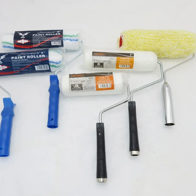 Plastic Handle Paint Roller Quick Release Frame Paint Roller 9 inch