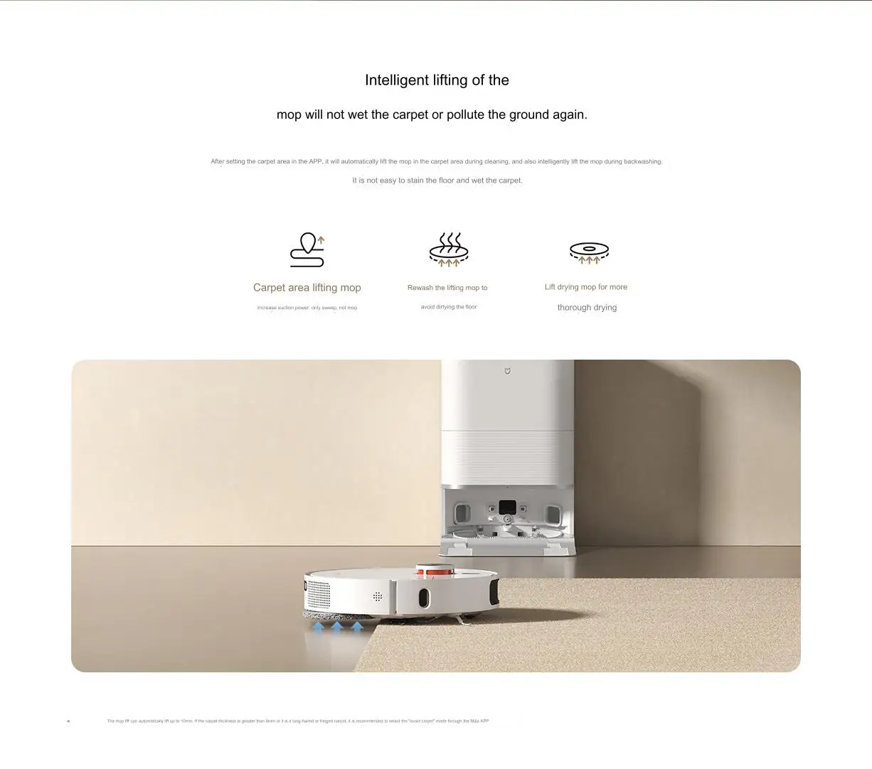 Original  for M30 S All-in-one Sweeping and Mopping Robot 7300Pa Welt Cleaning Smart No-Clean Constant Humidity Mopping
