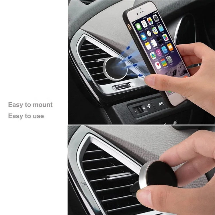 Universal Magnetic Car Mount Mobile Phone Navigation Mount Car Air Outlet Strong Magnetic Phone Mount