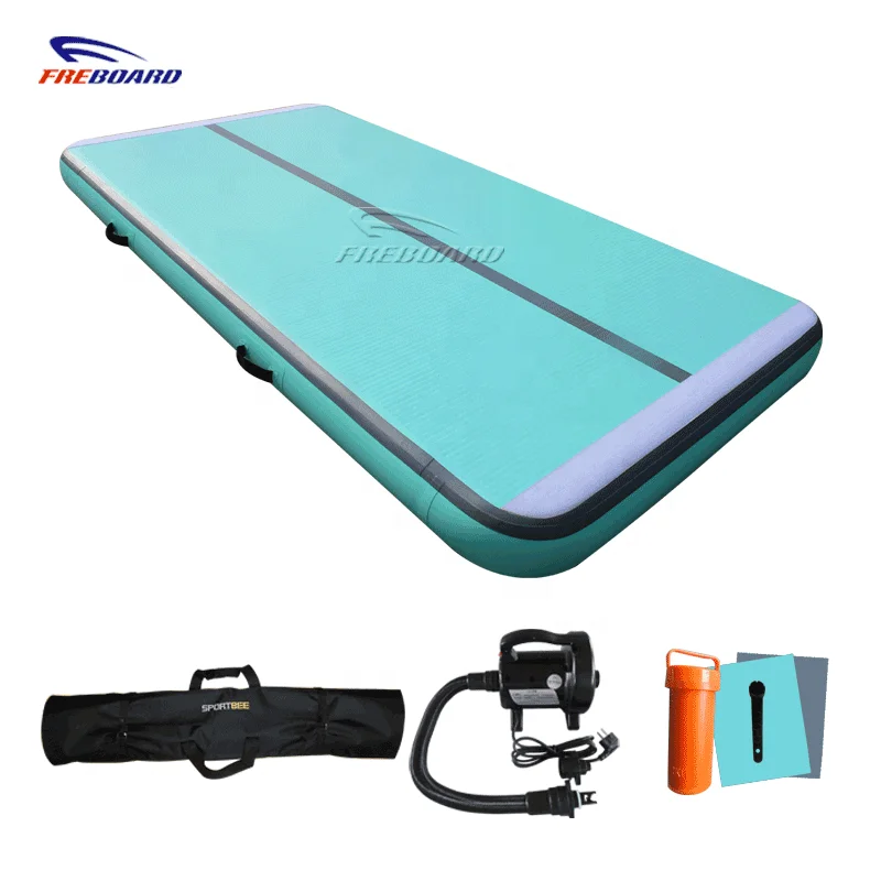 30cm thick mini air track training set gymnastic jump mat tumble airtrack gym bounce drop stitch exercise mattress