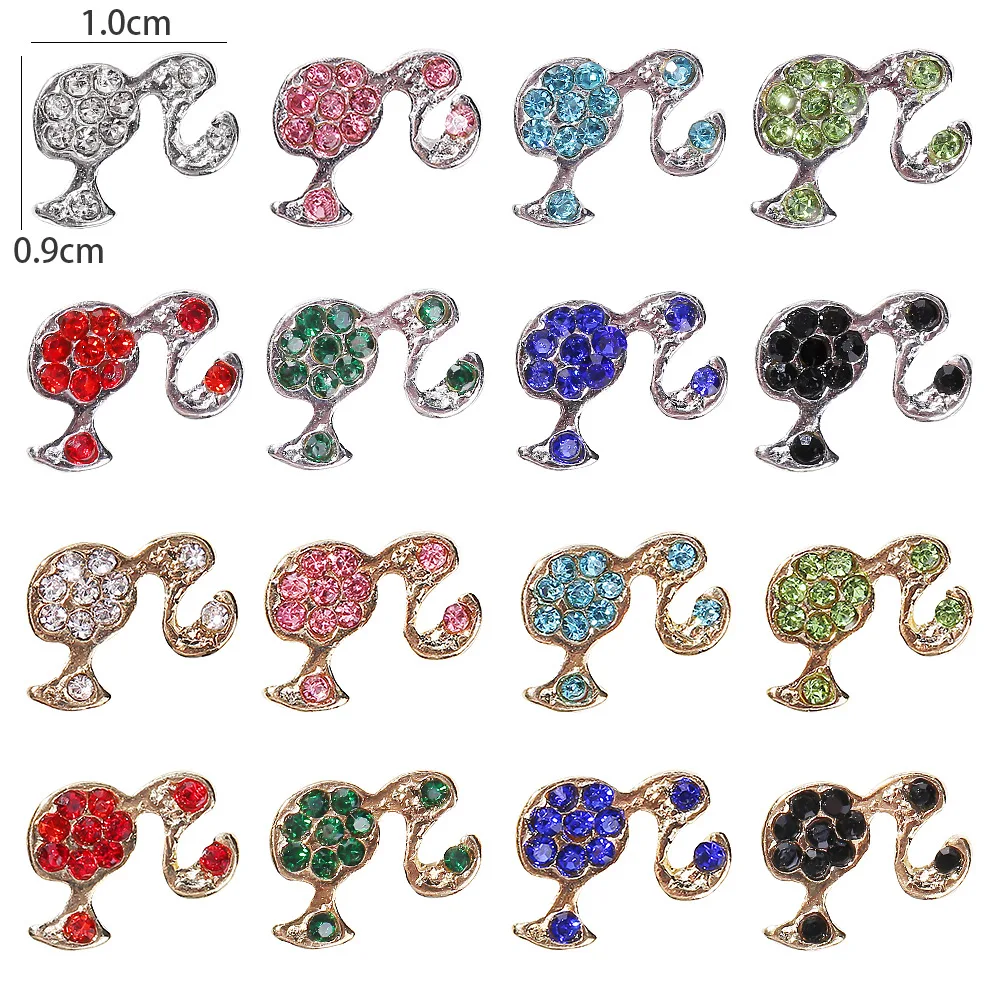 Best Selling Nail Art DIY Accessories Brand Logo Rhinestone Nail Ornaments 3D Luxury Beautiful Girl  Designer  Nail Charms