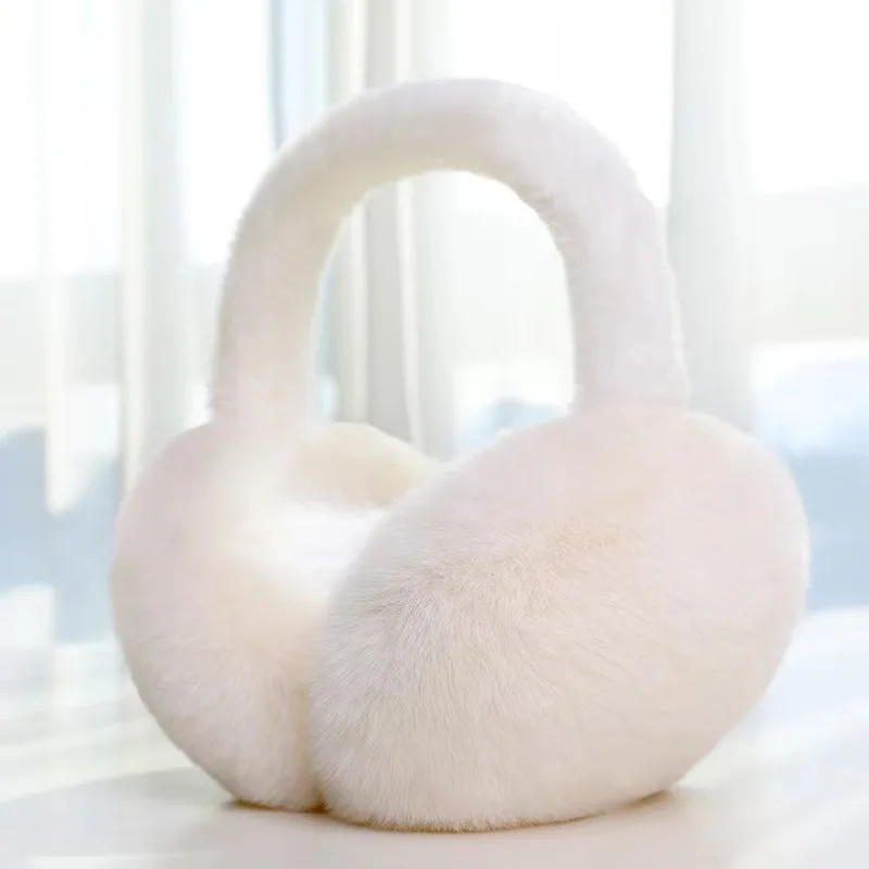Earmuffs Winter girl cute plush winter warm earbag anti-freeze earcap earmuffs Ear protector can fold ear warm