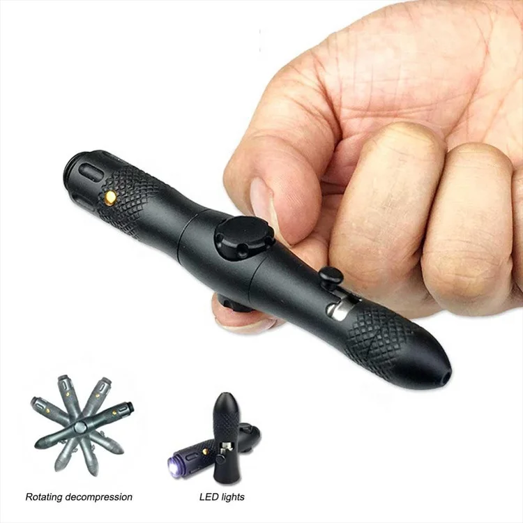 Multifunction Self Defense Tactical Pen with LED Light Emergency Glass Breaker Outdoor Survival Camping Security Tools