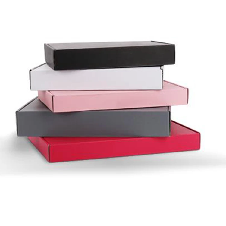 Y9 wholesale matte black corrugated paper gift boxes custom shipping mailer box for Underwear and clothes with your own logo