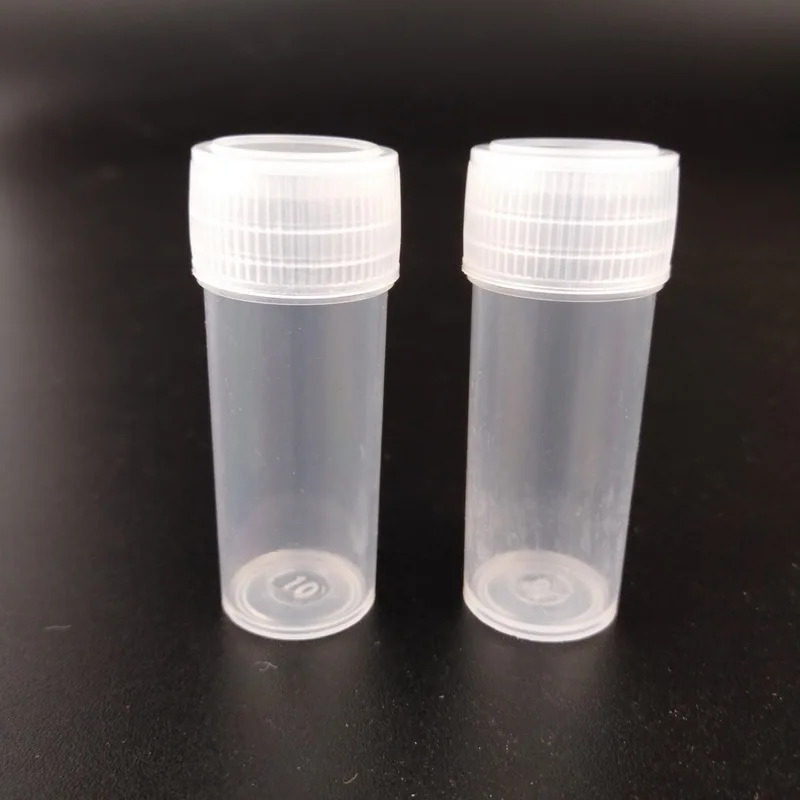 5ml plastic sample small bottle vial storage container test tube for lab