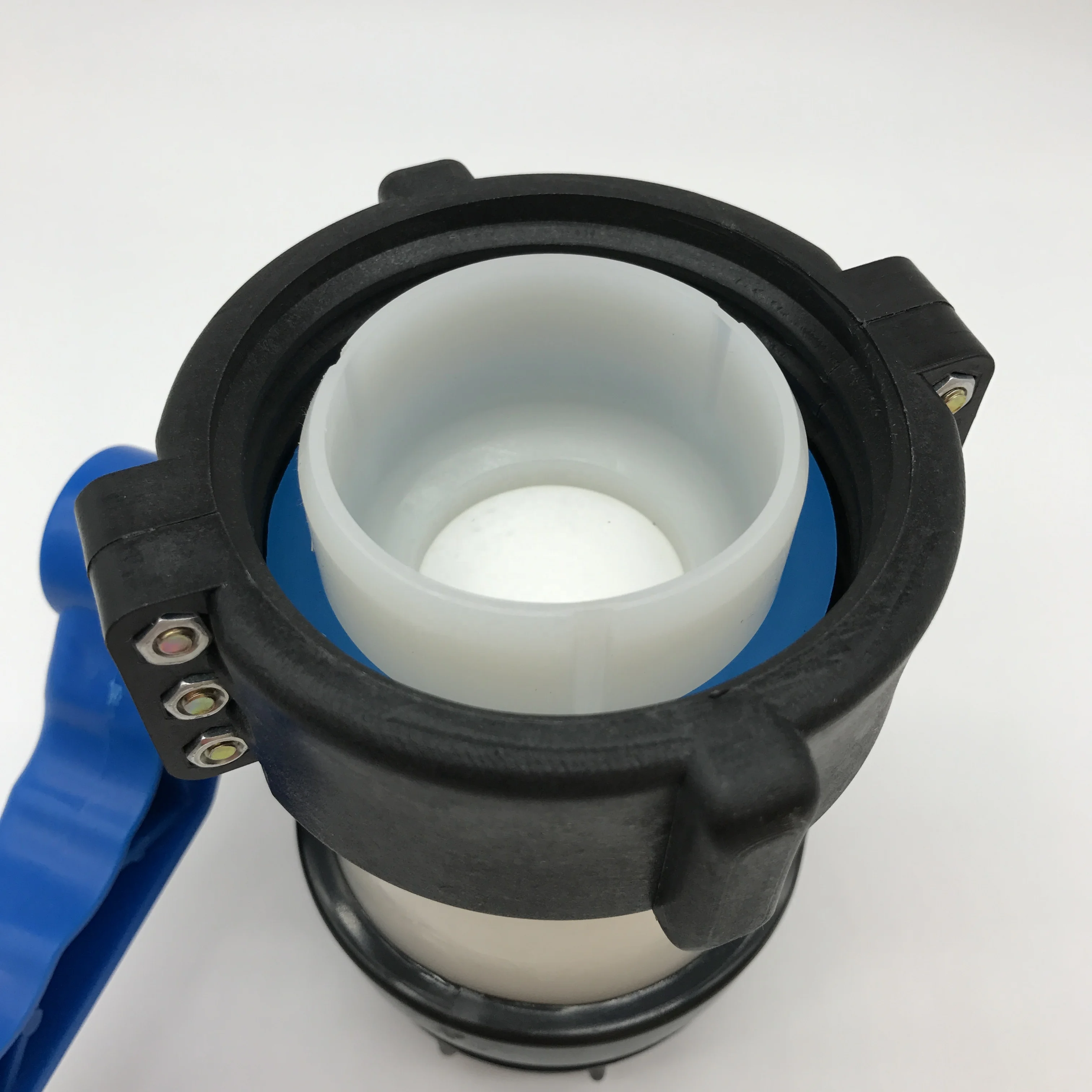 Dn50 x 75 мм необработанный шаровой кран HDPE IBC