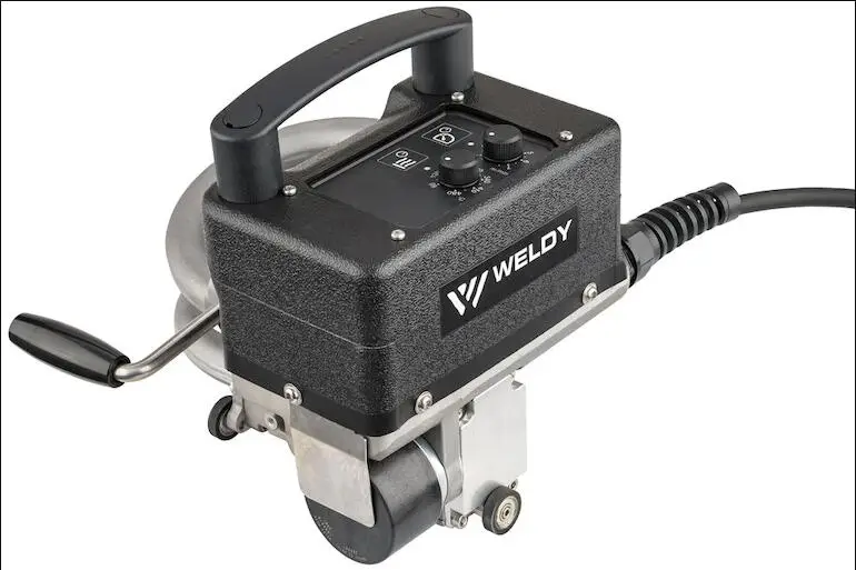  WELDY Miniwelder Tex2 Wedge Welder 230V 800W Plastic Welding Machine for Geomemberance HDP LD-PE PVC TOP FPO