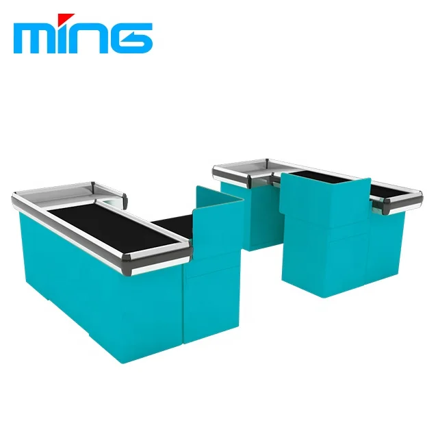 Supermarket Cashier Desk Equipment Checkout Counter