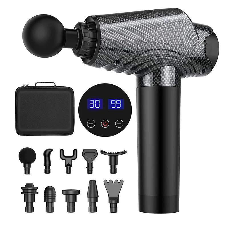 Dropshipping Best Cordless Handle Sports Electric Booster Impulse Percussion Deep Tissue Vibration Body Muscle Massage Gun