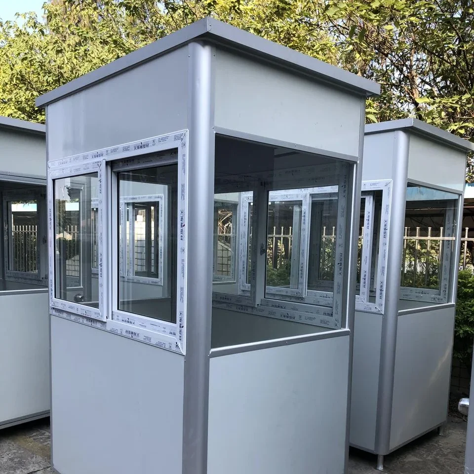 YAODA Safe metal shack elegant sentry box portable temporary kiosk security cabin small guard house