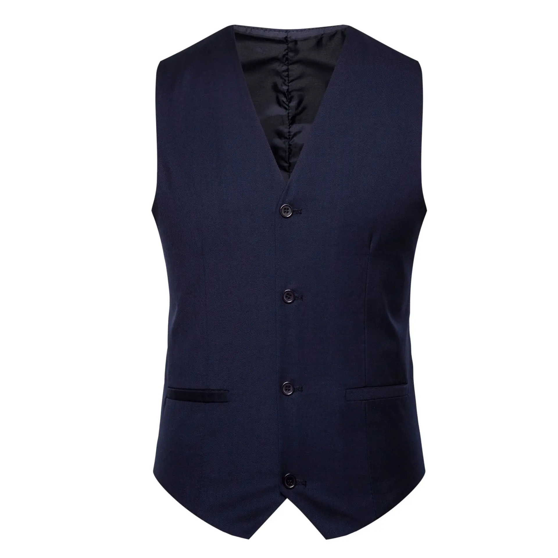 New fashion Pure Color Waistcoat Business Men Waistcoat Stylish Waistcoat Men