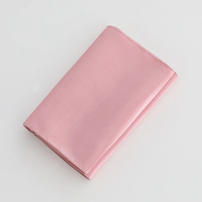 Satin Wedding Embroidered Table White Cotton Ramadan Restaurant Napkins Cloth