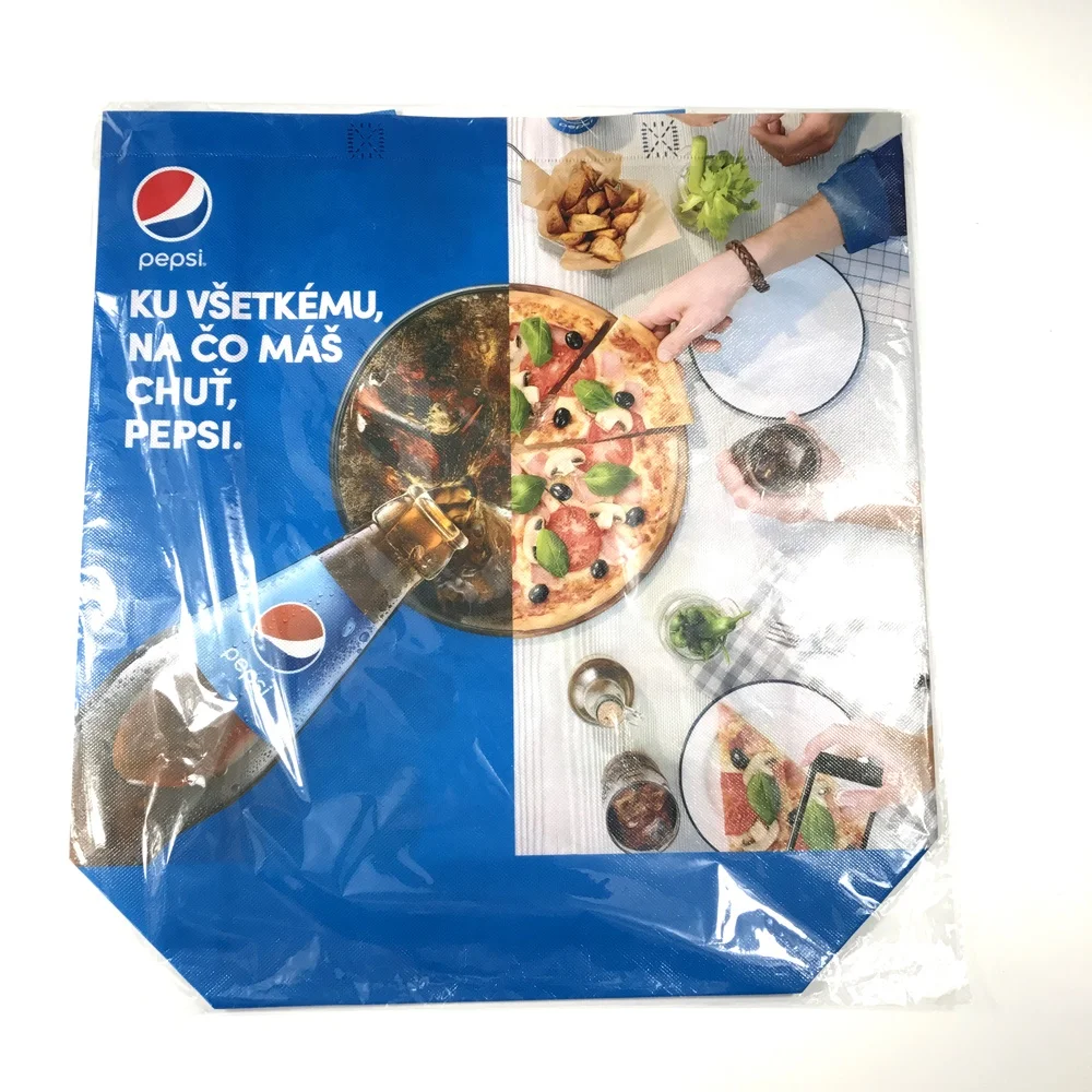 Custom Printing Recycled laminated non-woven shopping bag,Large Supermarket Non Woven Shopping Bag for food