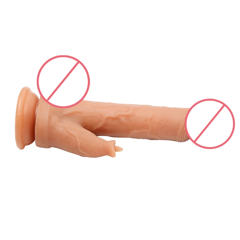 Realistic Dildos for Women Skin Sliding Foreskin Testicles Dildo Anal Vaginal Stimulation Strapon Big Penis Sex Toys for Woman