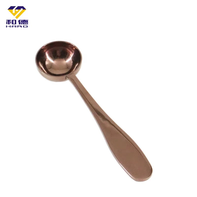Ложка для чая медного цвета 7 5 мл мерная ложка из нержавеющей стали 18/8 металлическая кофе маття листового