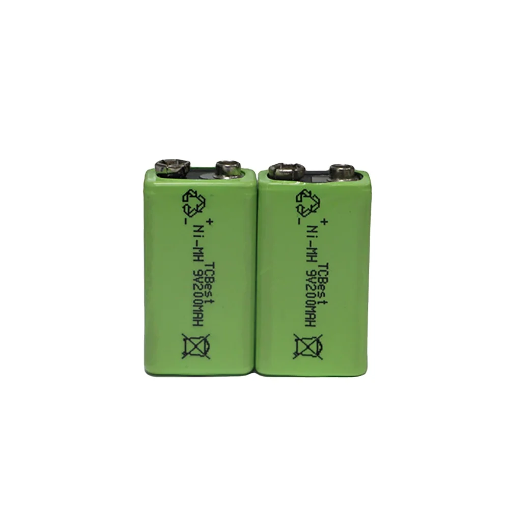 9v Ni-Mh 200mah 1.2v rechargeable battery for battery pack