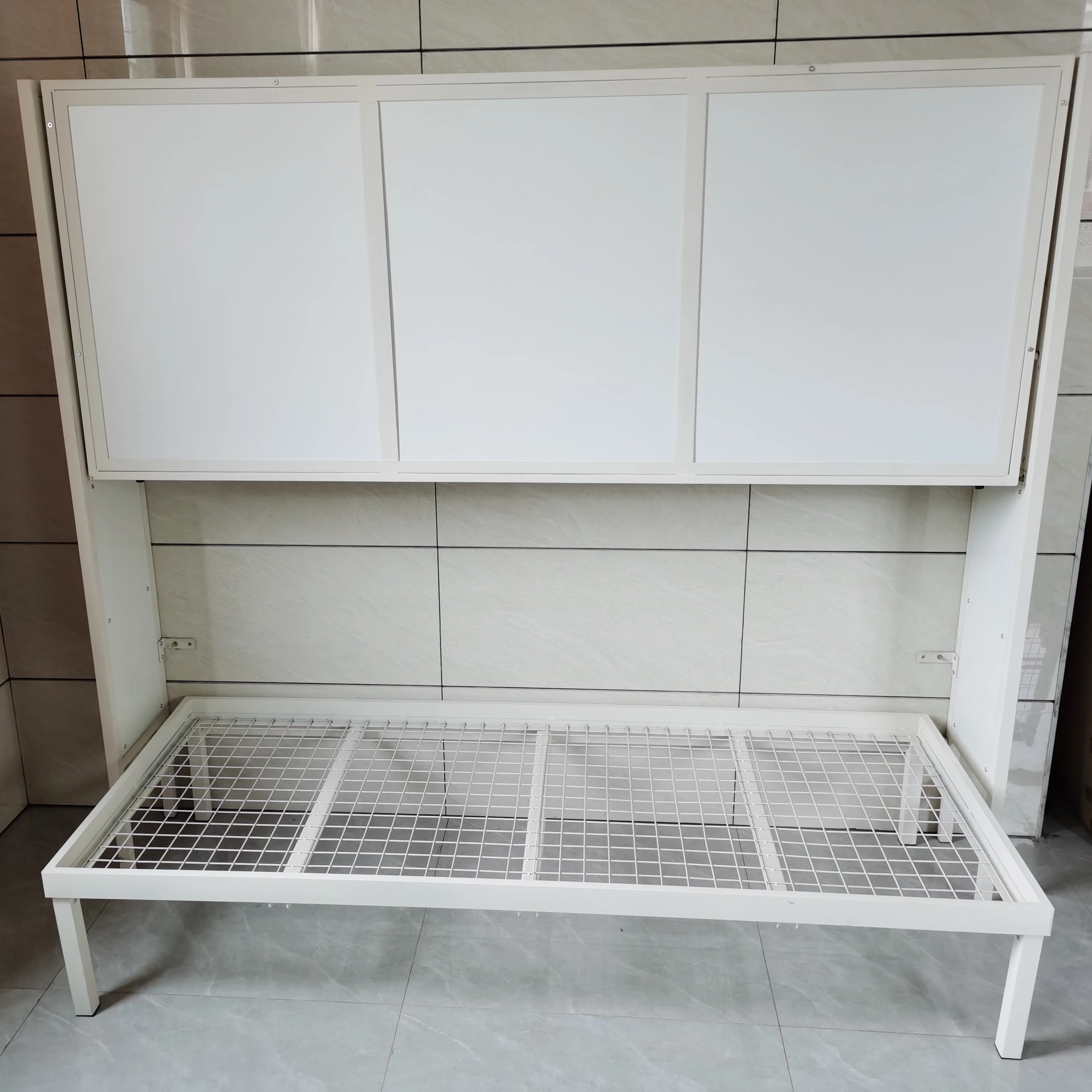 single saving space foldable bed wall bunk beds modern folding Murphy bunk bed