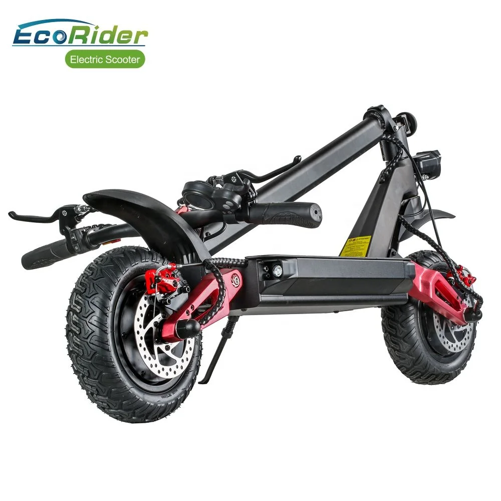 EcoRider E4-9 3600w  10 inch off road tires electric scoote China electric scooter for adult