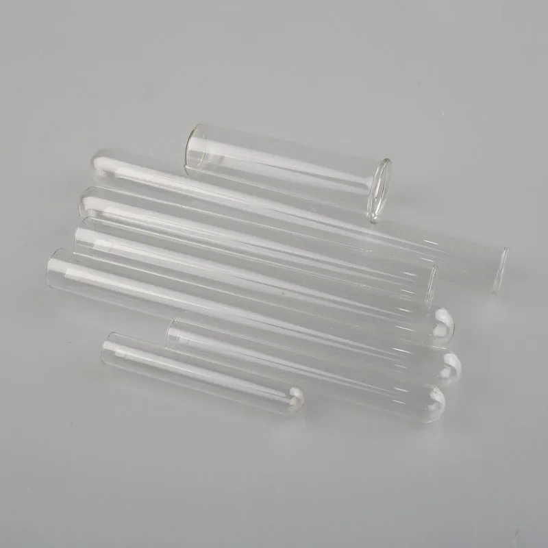 Manufacturer Mini Food Grade Borosilicate Glass Test Tube with Wooden Cork Stopper for Packaging Dry Flowers