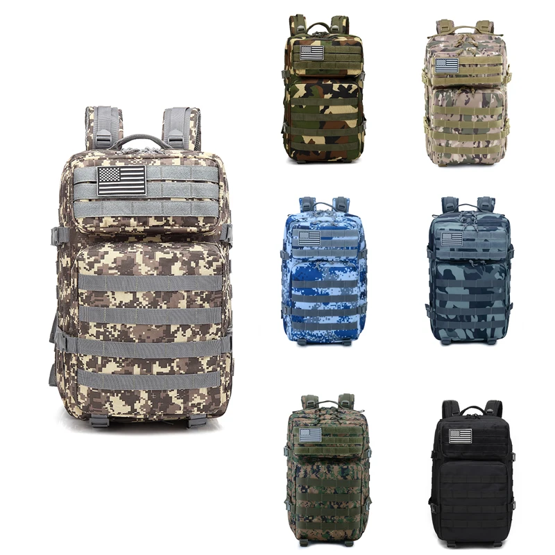 GAG High Quality 900D Cordura Nylon 36-56L Molle Hunting Rucksack Sport Hiking Travel Tactical Backpack Bag
