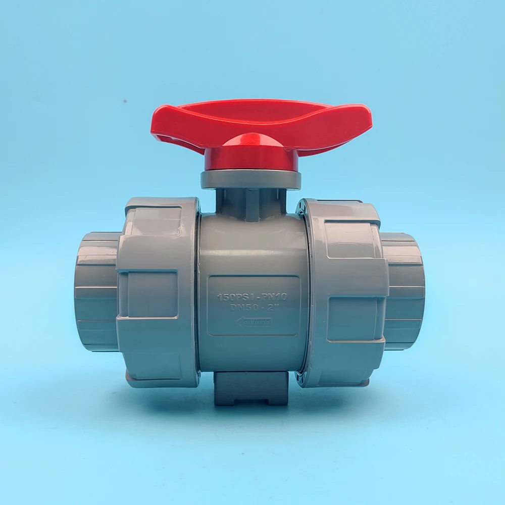 CPVC metering true union ball valve