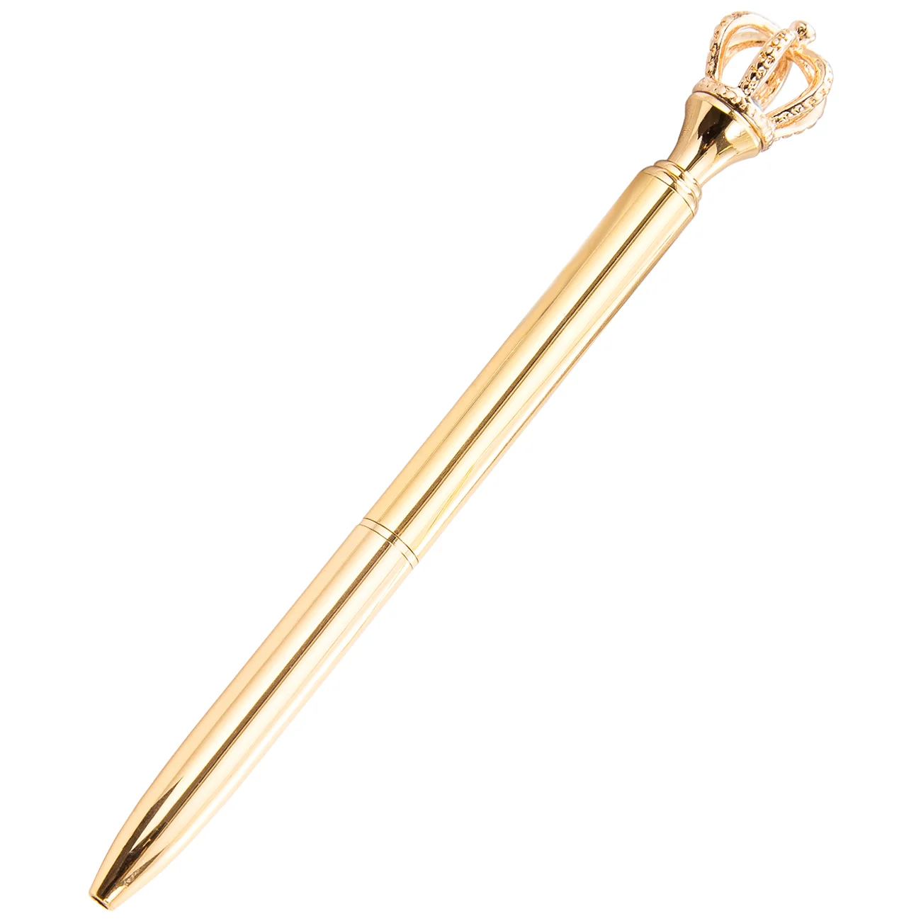 Hot Selling Beautiful Luxury Crown Pens Metal Designer Ballpoint Gifts Pen with Custom Logo