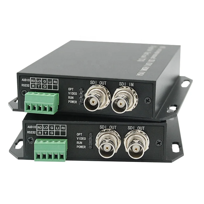Custom Transmission Distance Compatible SD 3G SDI to Fiber Optic Converter Mini SDI Fiber Extender