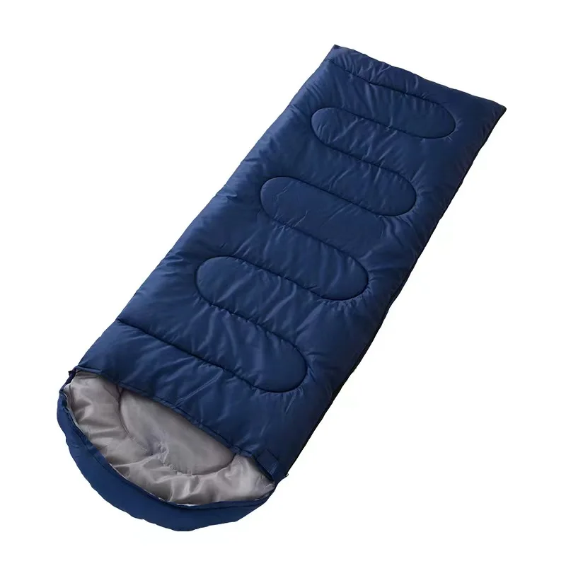 Outdoor Autumn spring  winter Envelope Sleeping Bag Factory Wholesale Padded Warm Portable Camping Gear for Adult 1.8KG