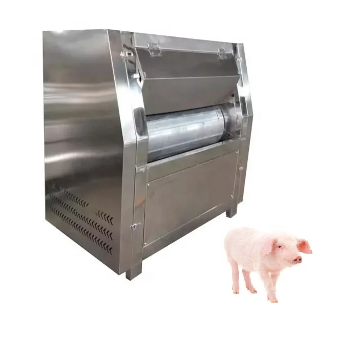 Animal cattle goat sheep cow donkey Skin Hair Removal removing processing dehair pig scalding and dehair machine automatic
