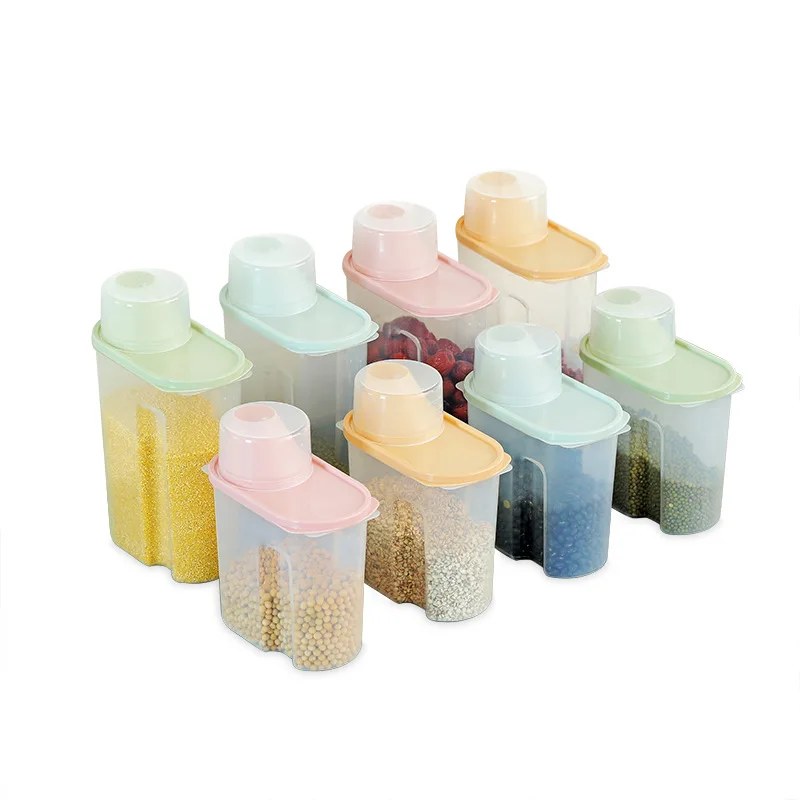Amazon hot sale plastic moisture-proof sealed food and grain storage box Cereal Grain Bean Rice Storage Container Box