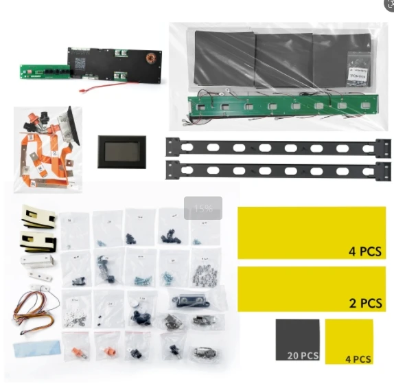 15KW Diy Solar Energy System Apexium 24V 48V 280Ah 320Ah 304AH 314AH mb31 17kw Jk Bms Diy Box Kit 5Kw 10Kw Lifepo4 Battery Packs