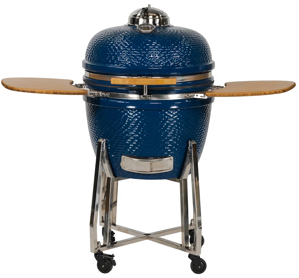 22 INCH  OUTDOOR KAMADO BBQ GRILL CHARCOAL CERAMIC PIZZA OVEN NEW ARRIVED