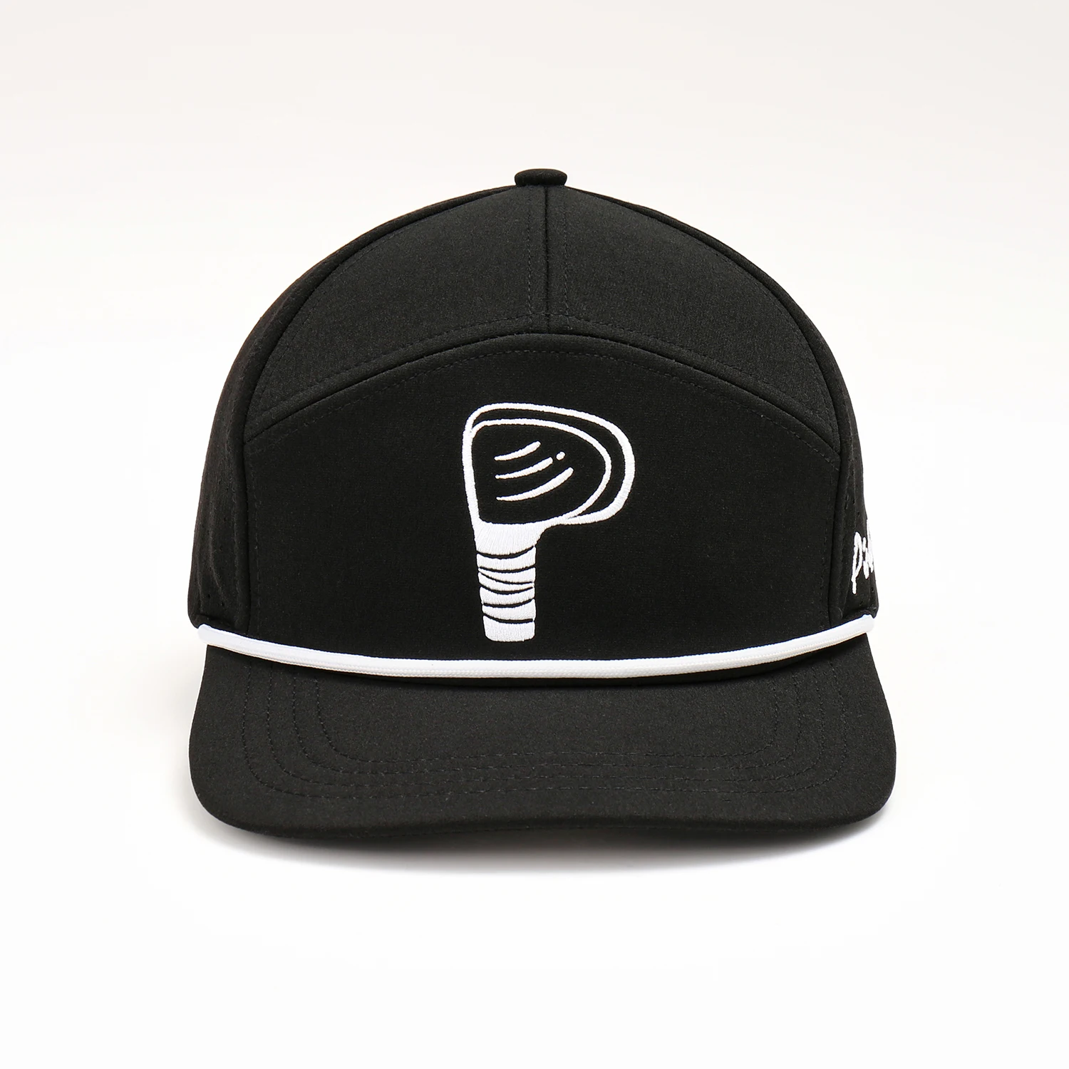 OEM ODM simple design structured cotton curved brim baseball hat with custom 3d embroidery logo perforated polyester golf cap