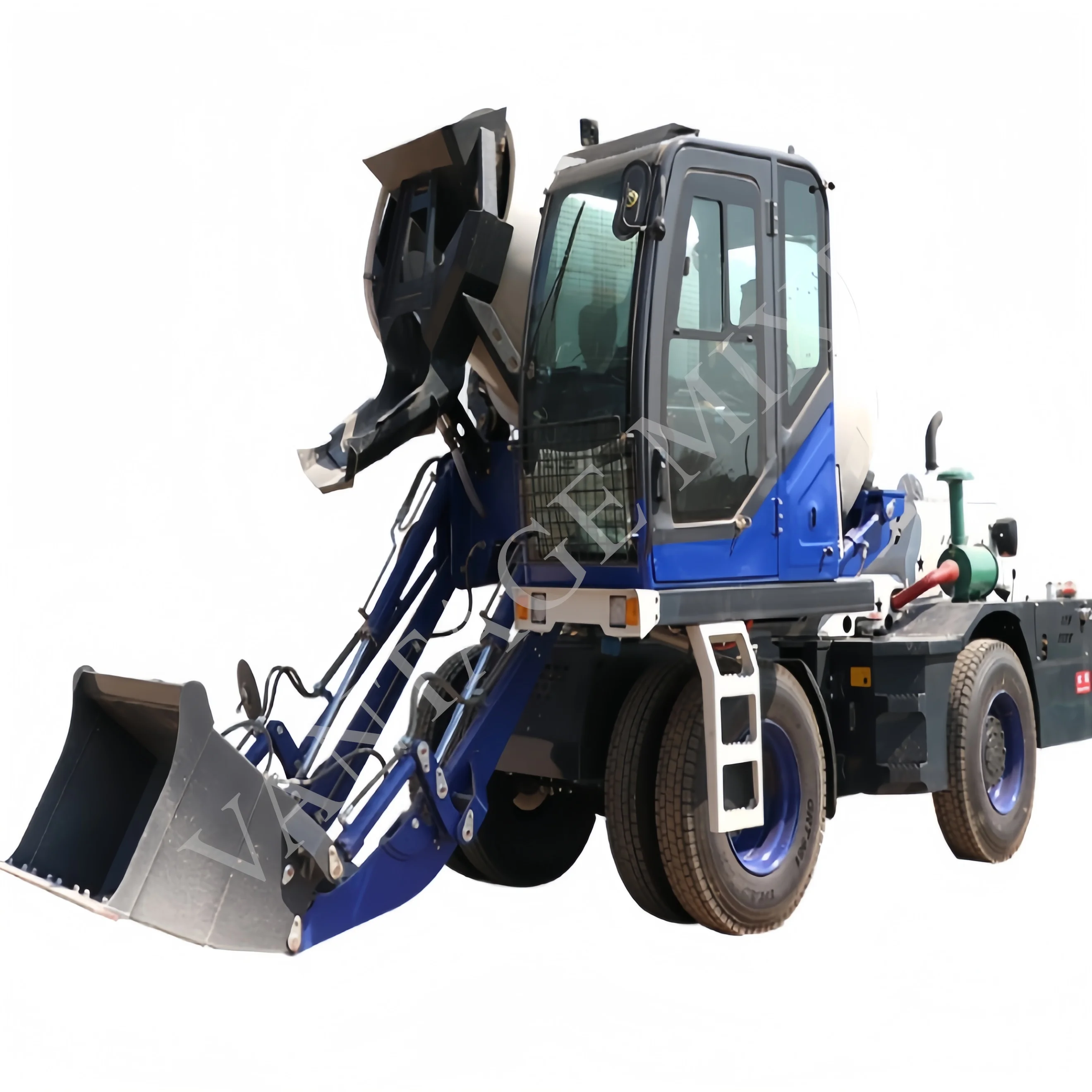 Factory Selling Diesel Engine Powered 3.5 M3 6.5 M3 Self Loading Concrete Mixer Truck Cement Mixer Car Price