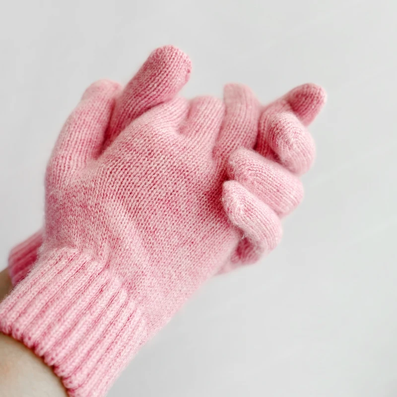 100% cashmere gloves women mens