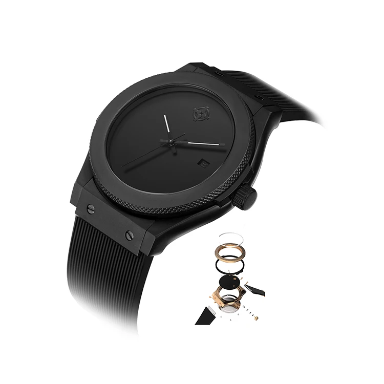 Factory Supply Custom Made Men Stainless Steel Waterproof Gents Branded Watches