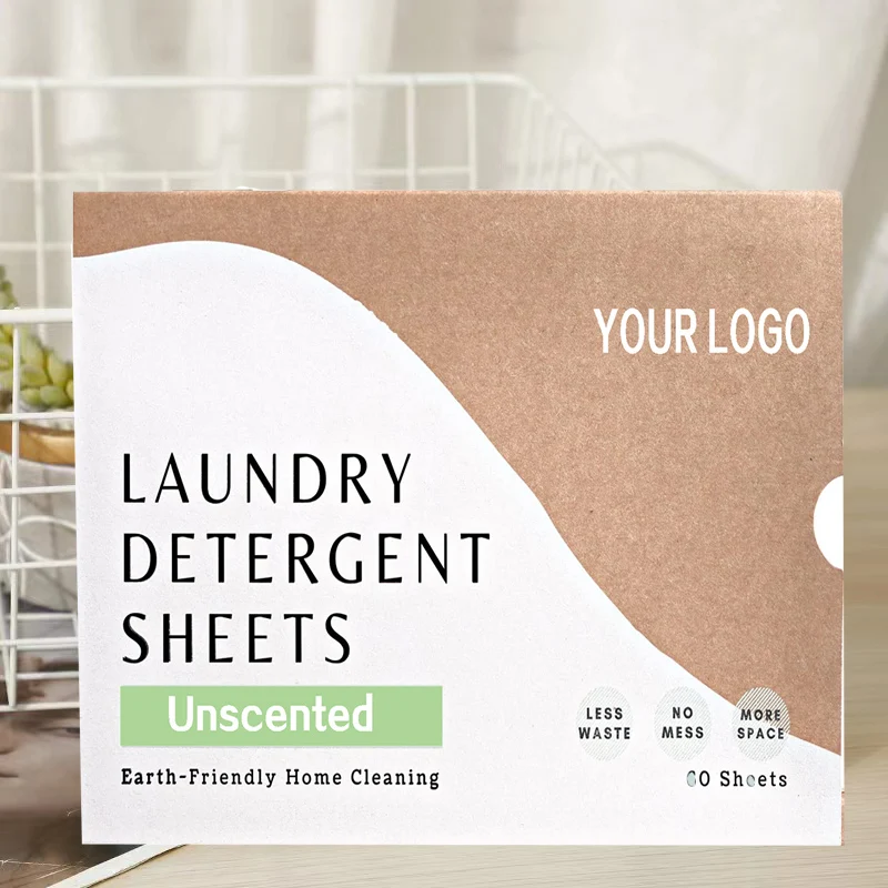 Manufacturing Eco Biodegradable Cloth Washing Tablets Portable Laundry Soap Detergent Paper Sheets Strips