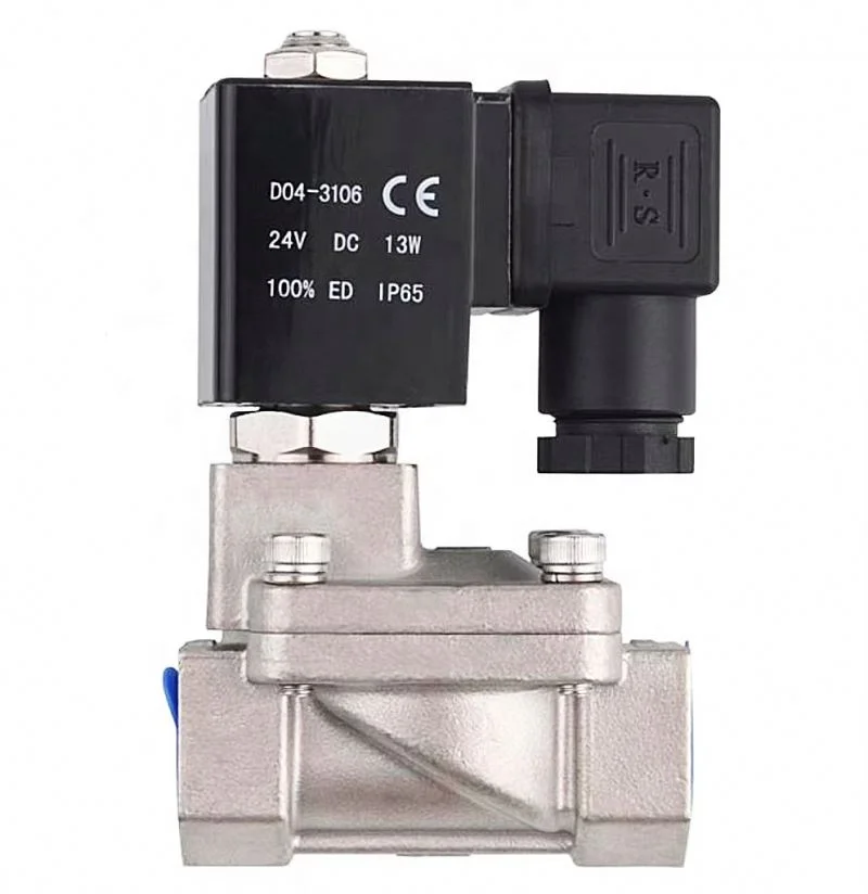 Large Diameter Water Gas Optional Professional Wide Voltage Range Solenoid Valve For Industrial Applications
