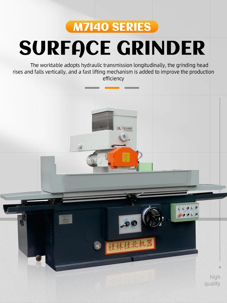 M7160Y Horizontal Spindle   Hydraulic Surface Grinding Machine with Long life and Easy to maintain