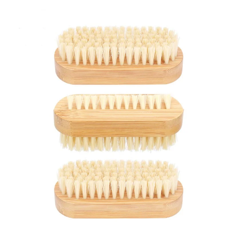 hot-selling new product  Spa bamboo wooden nail dust brush for wholesale