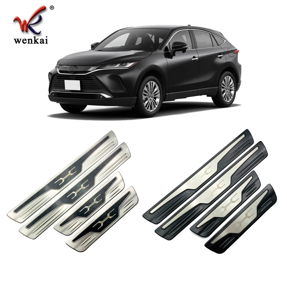 Наружная боковая Накладка на порог двери для Toyota Harrier Venza (XU80) 2020 2021